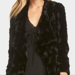 ⬇️ Altard State Long Faux Fur Jacket XS Black Size XS